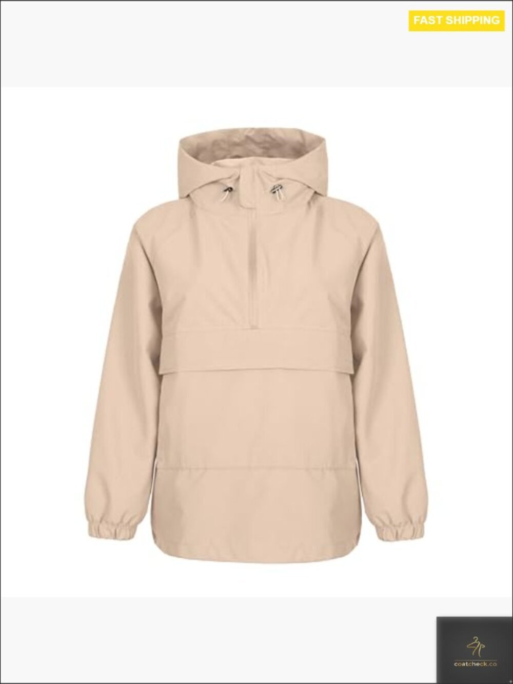 Lightweight Packable Waterproof Rain Jacket Hooded Windbreaker Outdoor Hiking - Picture 6 of 7